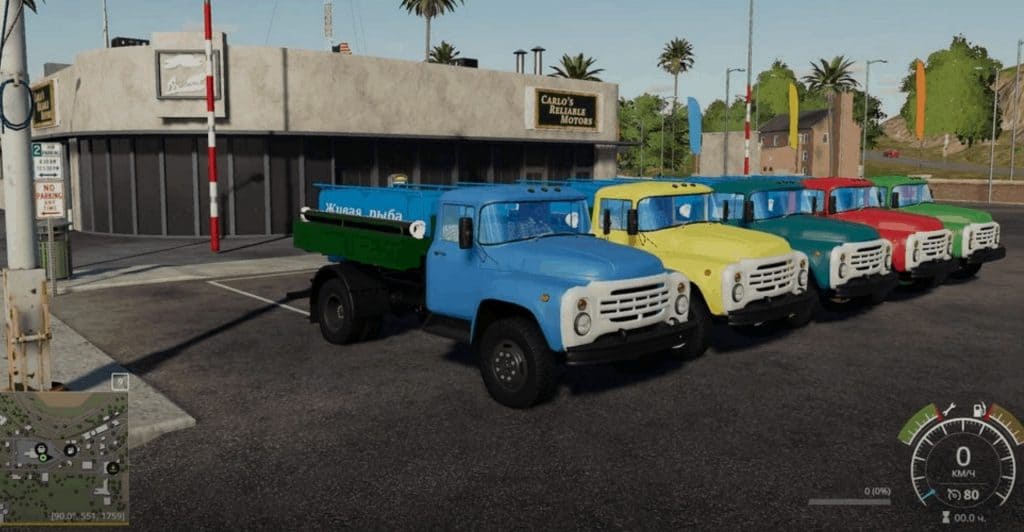 ZIL 130 Live Fish v1.1.0.0 Mod
