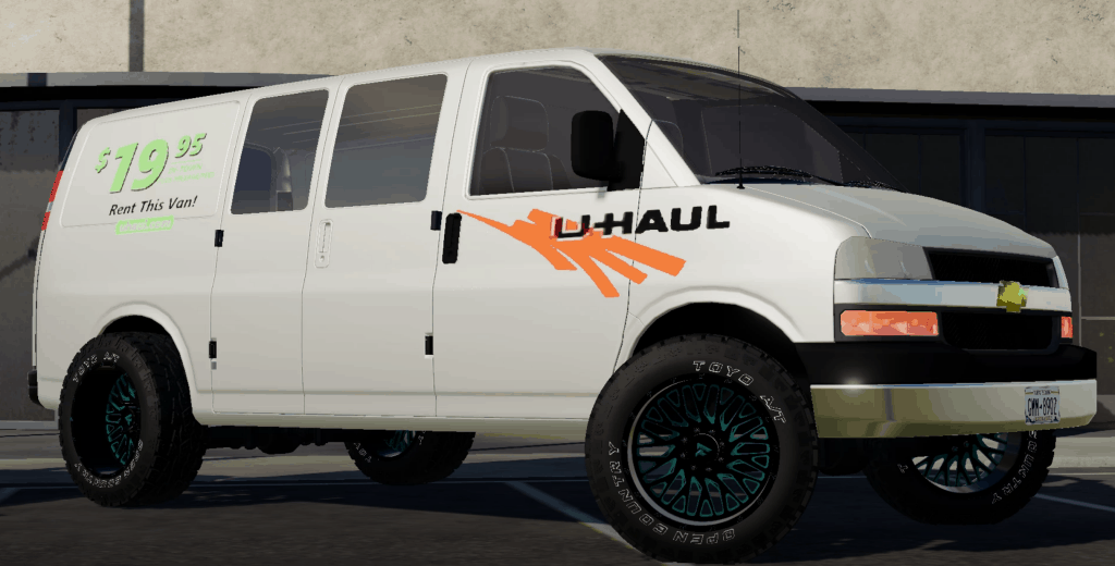 2005 Chevy Express Van Uhaul Custom v1.1 Mod