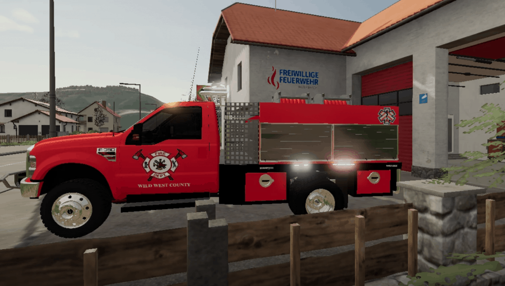 American Fire Truck v4.0 Mod