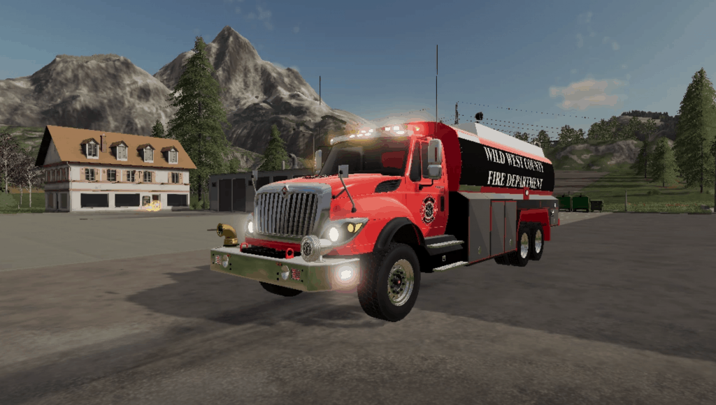 American fire truck v2.0.0.0 Mod