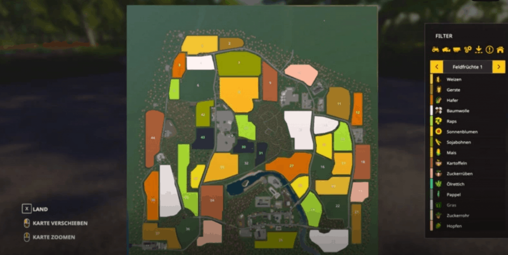 AutoDrive courses for Württemberger Land v1.0 Mod