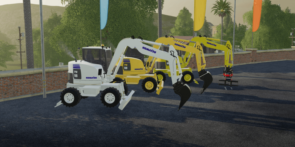 Komatsu PW-98 v1.0.0.0 Mod