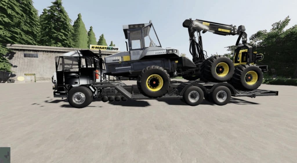 SISU M-series Forest machine transportation V1 Mod