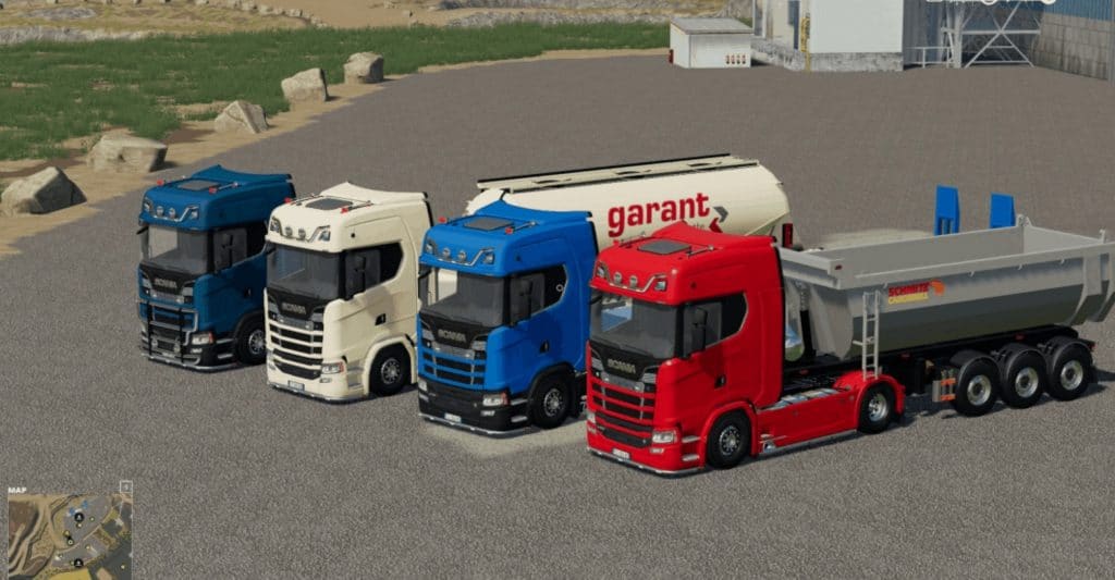 Scania S580 V8 FSMiner’s Edit Mod