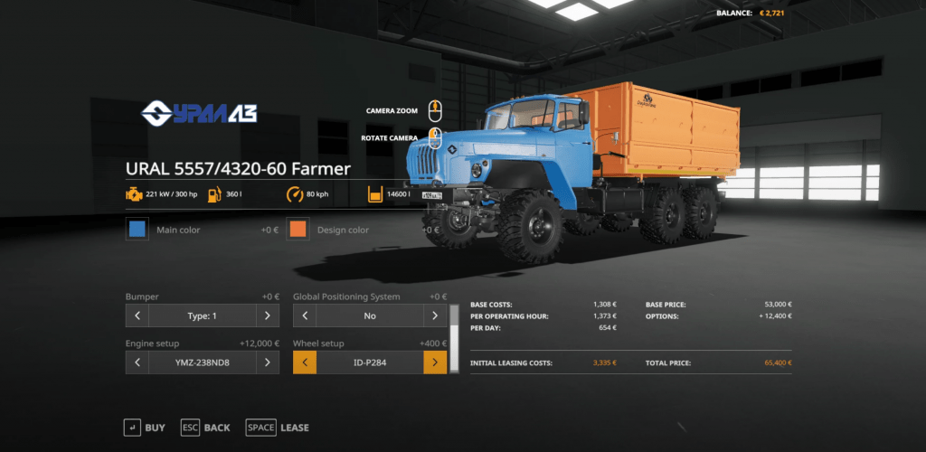 URAL 5557/4320-60 Farmer+ v1.0.0.0 Mod