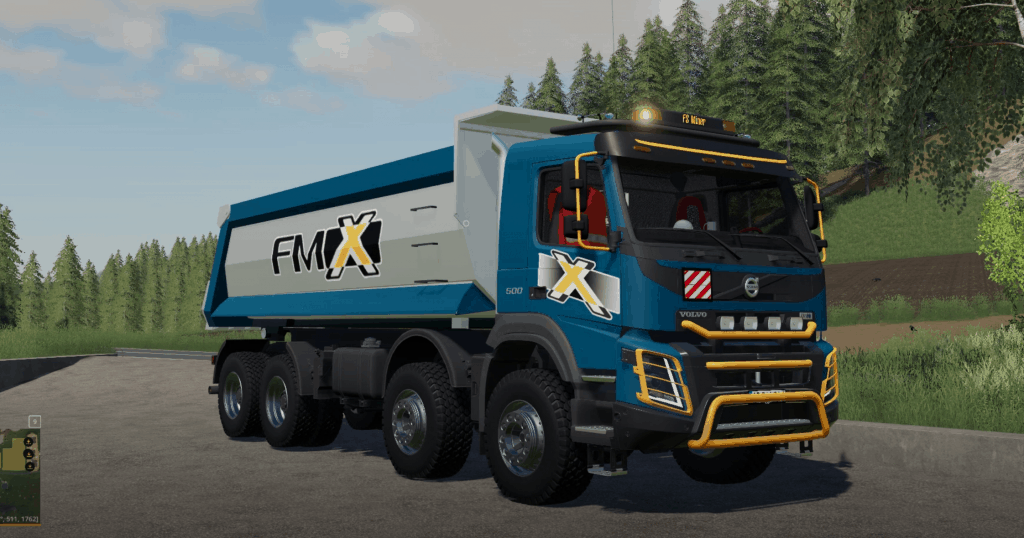 Volvo FMX 8X4 Hardox Tipper FS Miner’s Edit v1.0 Mod
