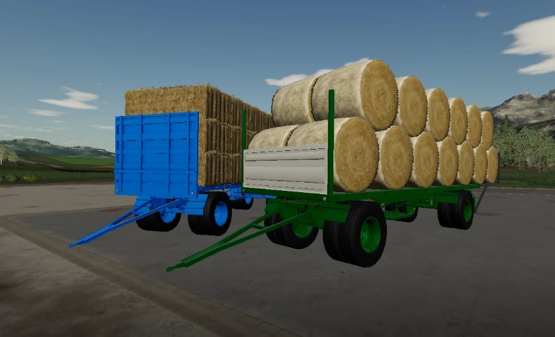 BSS & Rába Bale Trailer v1.0.0.0 Mod