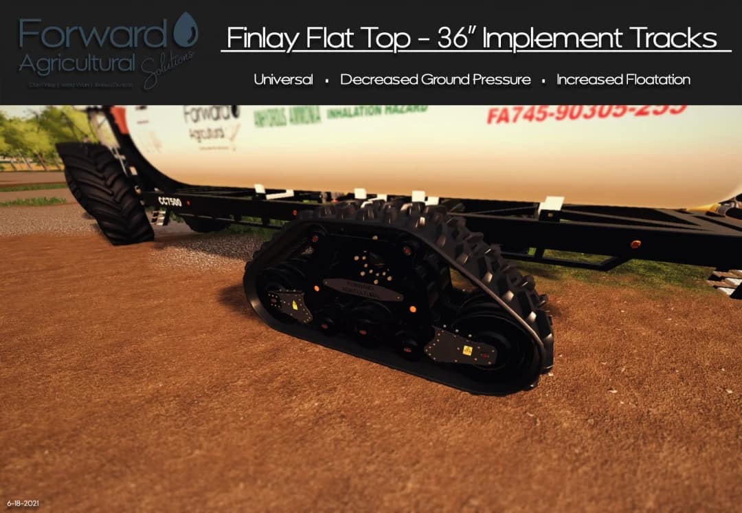 Finlay Flat Top – 36” Implement Tracks v1.0 Mod