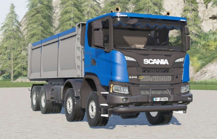 Scania G 370 XT 8×8 tipper 2017 Mod
