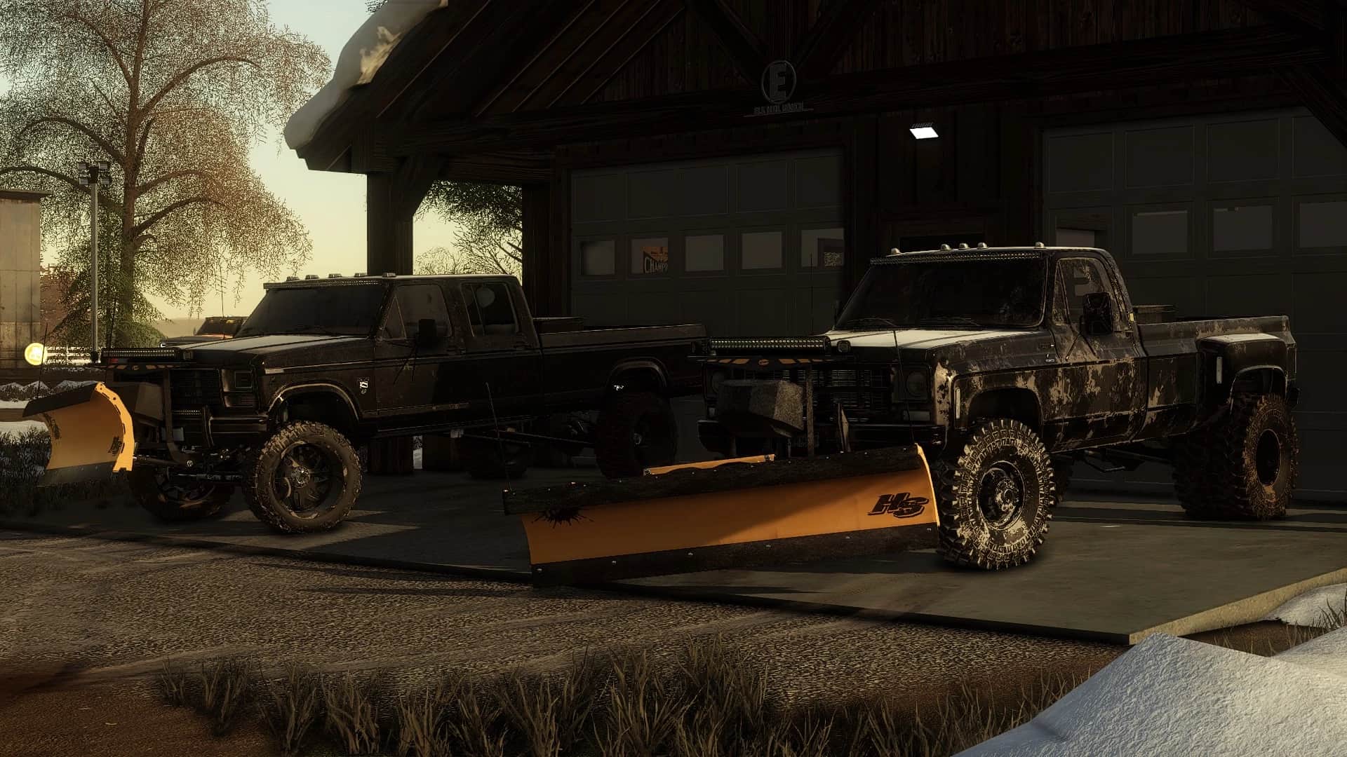 Fisher HS 7’22” Snow Plow with Lightbars v1.0 Mod thumbnail 2