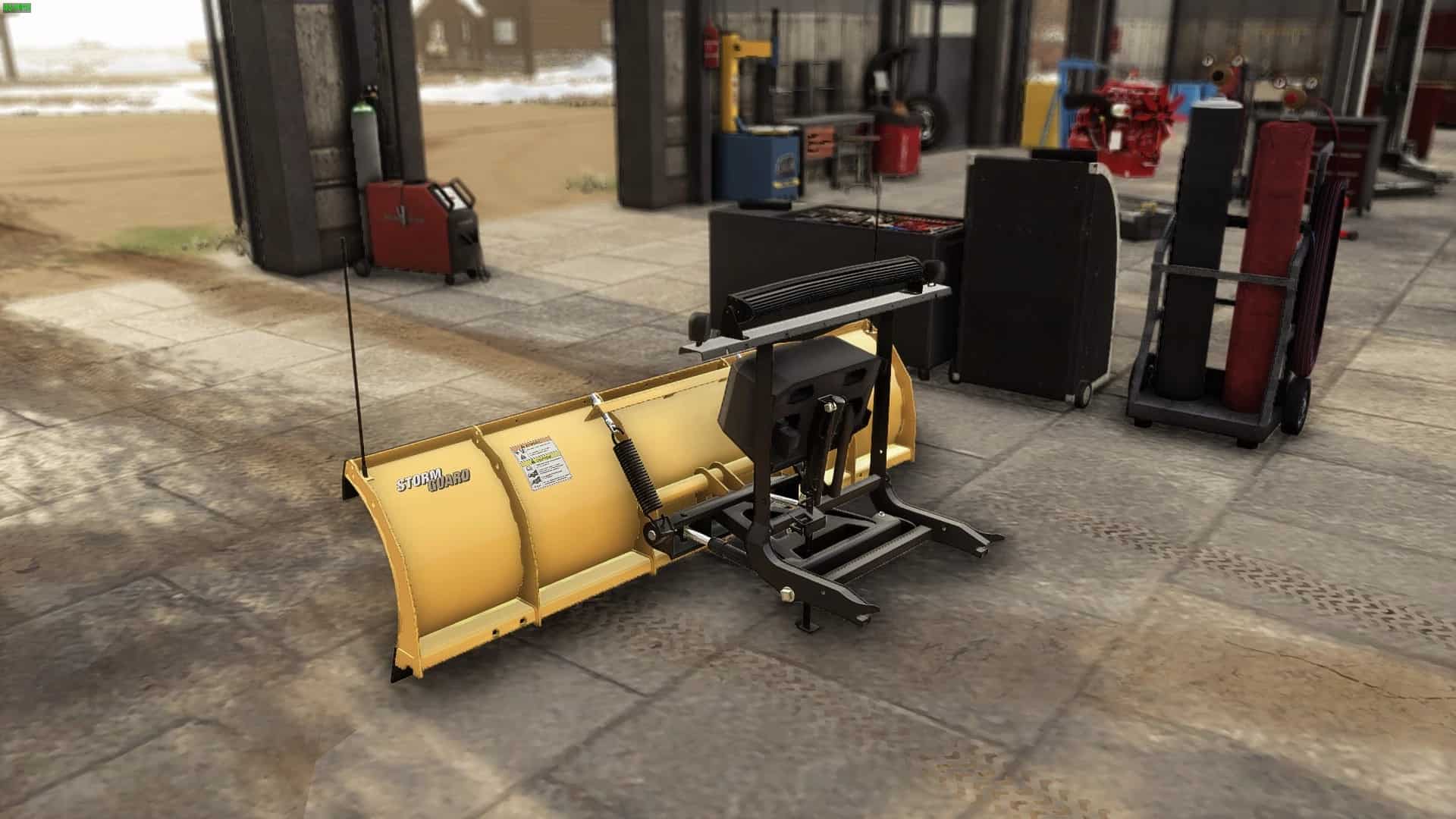Fisher HS 7’22” Snow Plow with Lightbars v1.0 Mod thumbnail 3