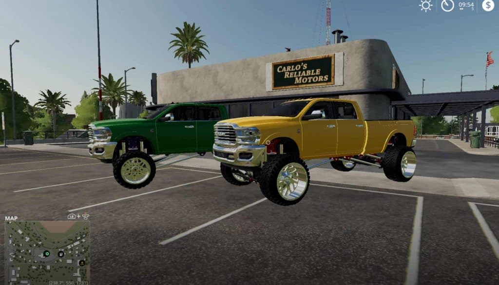 2019 Dodge Ram 2500 Kelderman Lift Edit v1.0.0.0 Mod