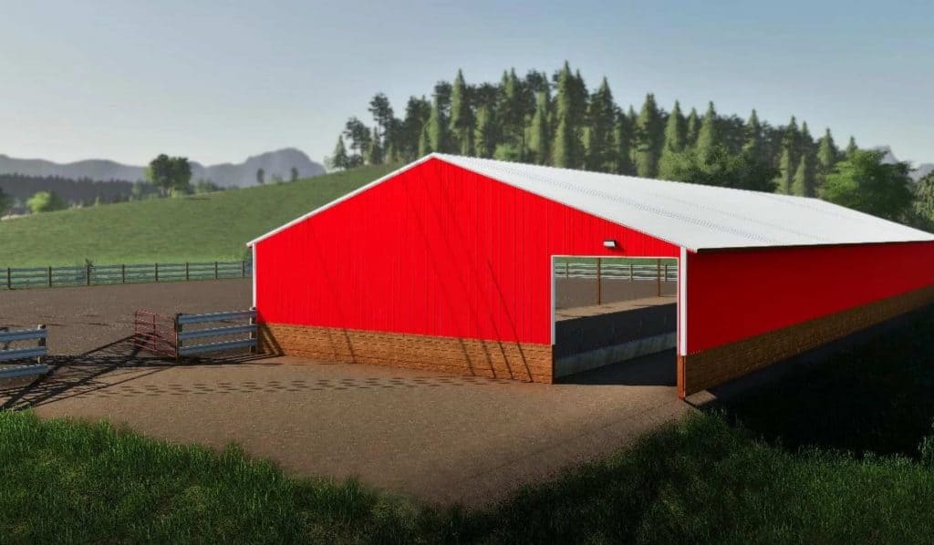 American barn with paddock v1.0.0.0 Mod
