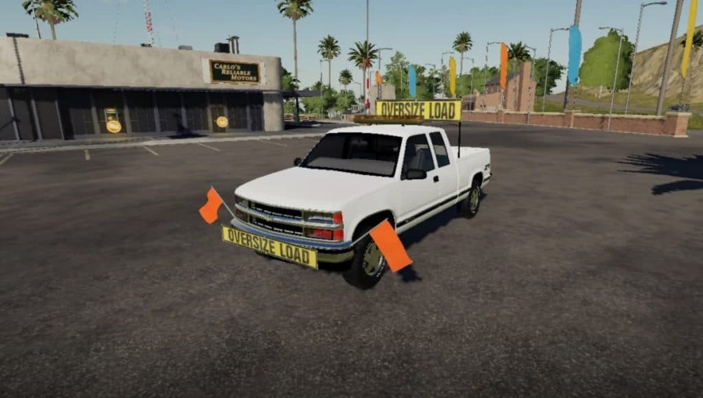 Chevy 1500 Oversize Load/Pilot Car v1.0.0.0 Mod