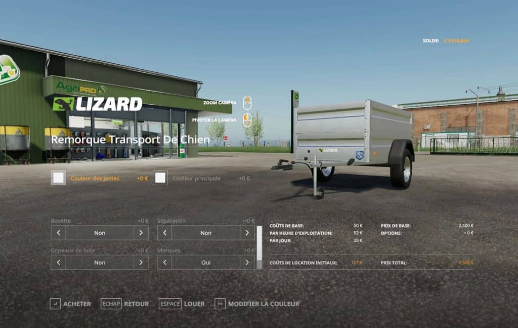 Dog Transport Trailer v1.1 Mod