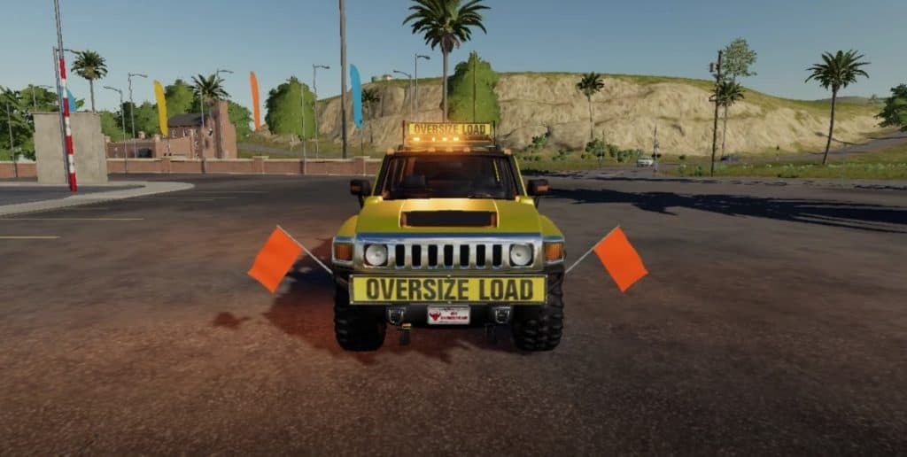 Hummer H3 Oversize Load/Pilot Car v1.0.0.0 Mod