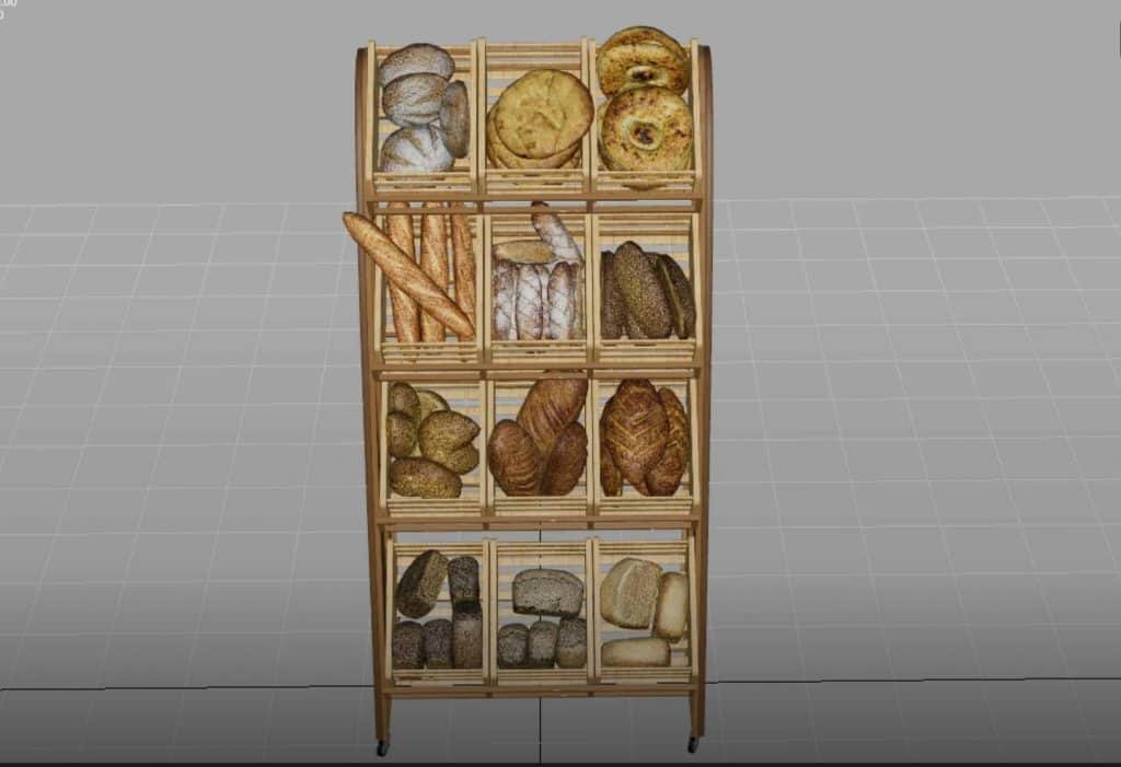 Rack with bread v1.0.0.0 Mod