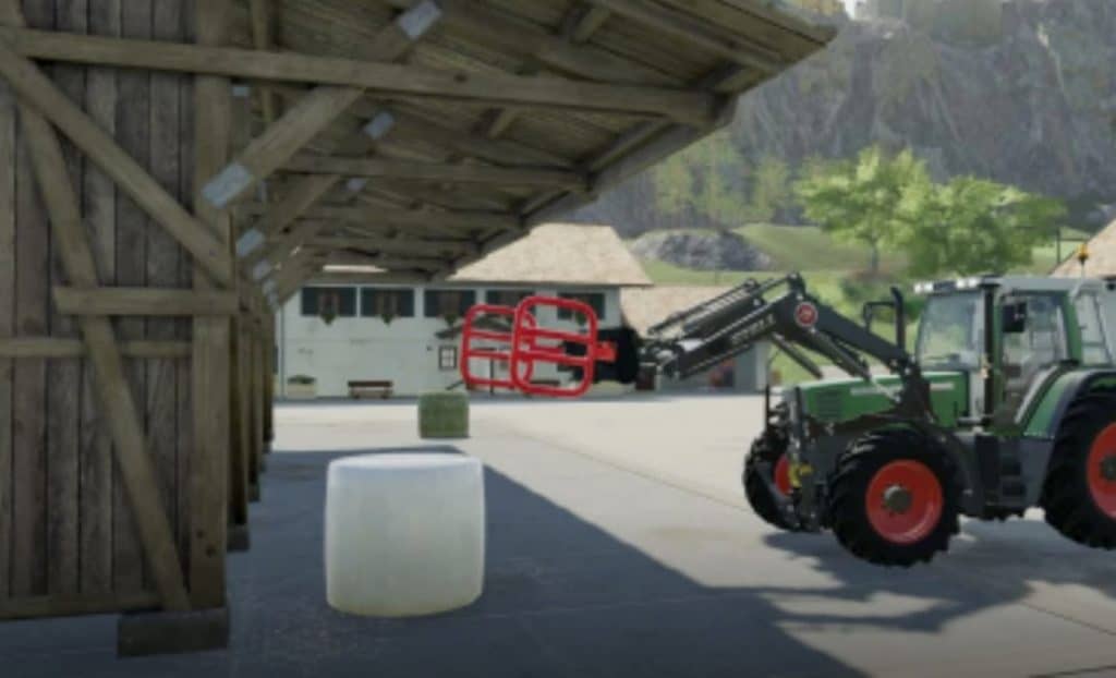 Schneider Rundballenzange v1.0 Mod