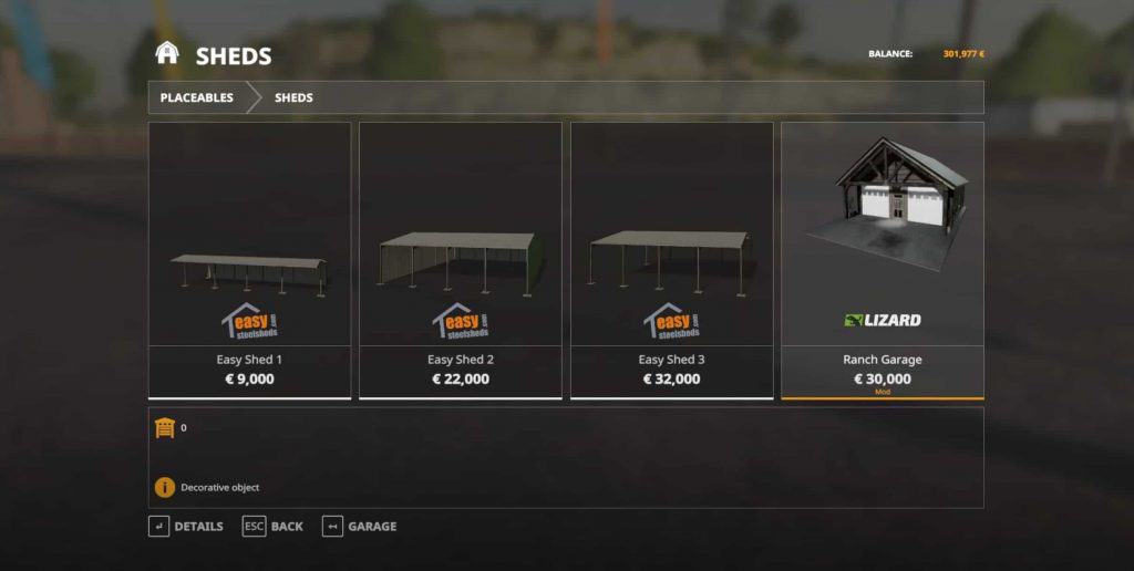 Ranch Set Gray v1.0.0.0 Mod
