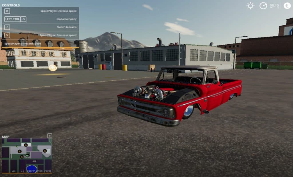 1960 chevy c10 drag truck v1.0 Mod