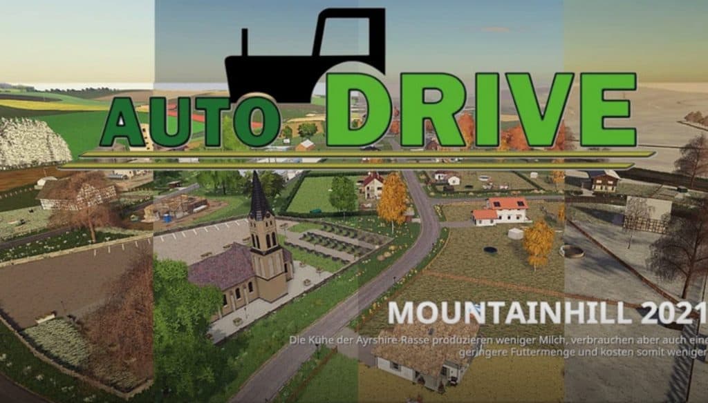 AutoDrive course for the MountainHill2021 v1.0 Mod