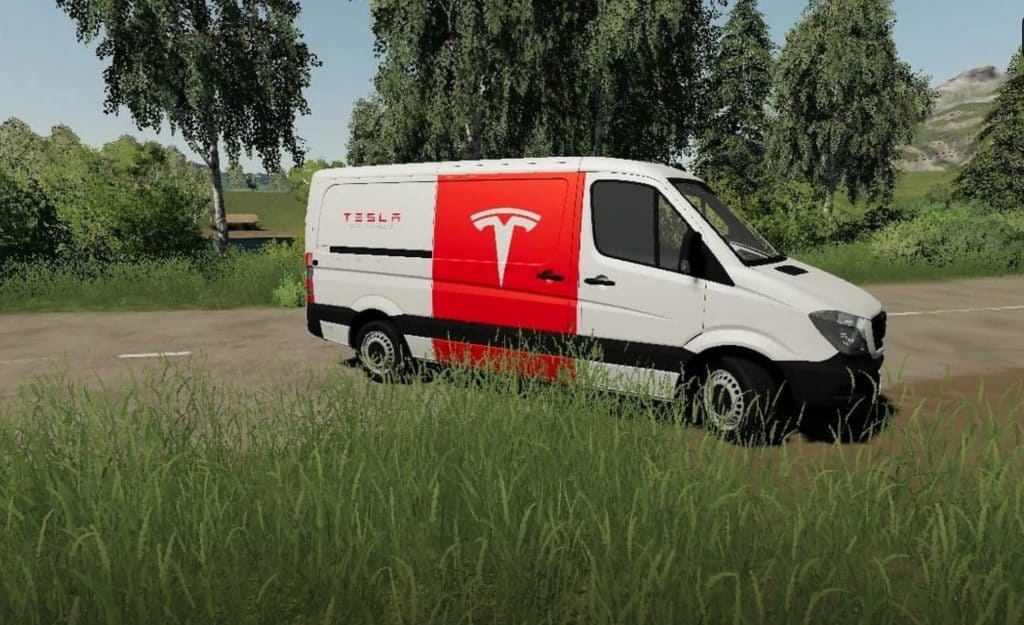 Mercedes Benz Sprinter Tesla Moblie Service v1.0 Mod
