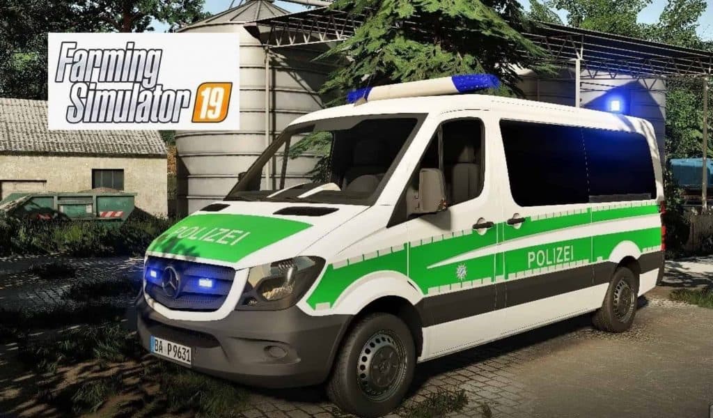 Mercedes Benz sprinter Polizei Bayern v1.0 Mod