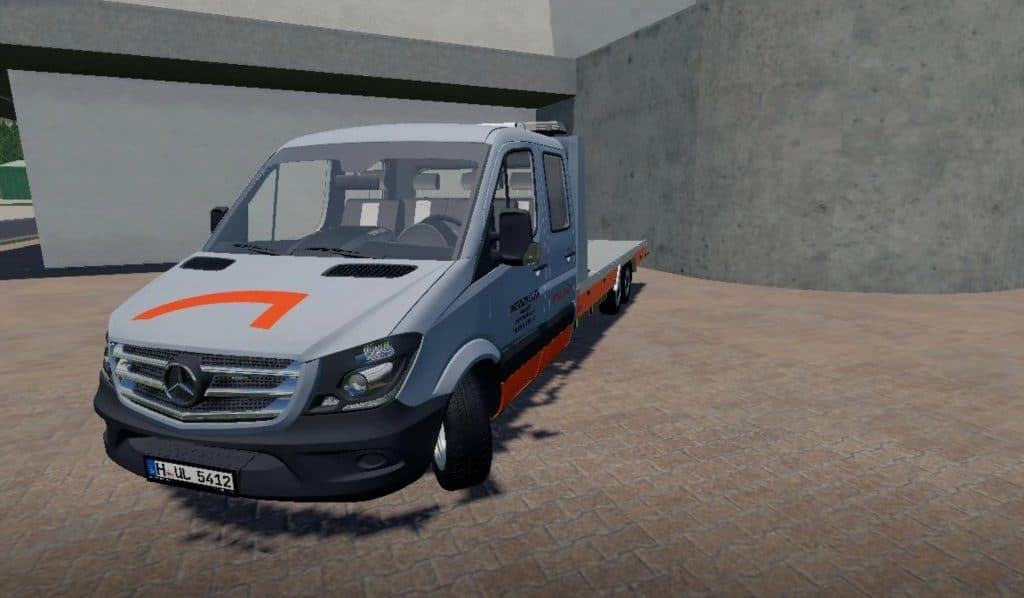 Mercedes Sprinter 2014 Blitzlader Weißenborn v1.0 Mod