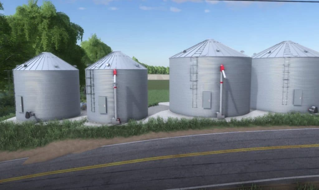 Placeable Grain Bins (3 versions) v1.0.0.0 Mod