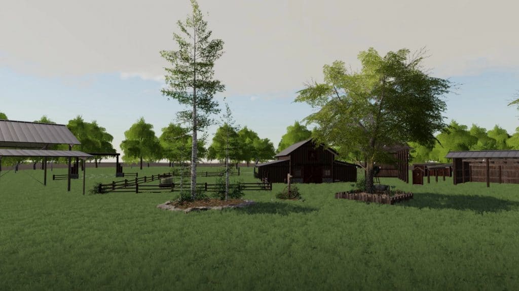 Ranch Set Extension Gray v1.2 Mod