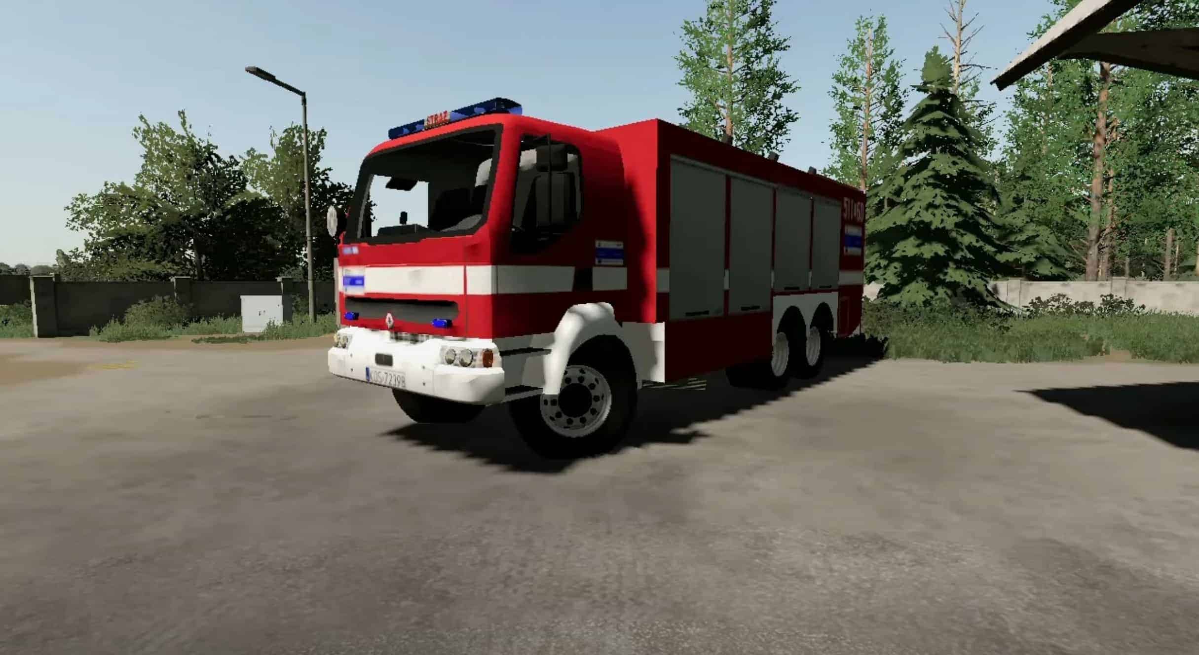 Renault Kerax SCRchem ISS Wawrzaszek 511 [K] 60 JRG Oświęcim v1.0 Mod thumbnail 3