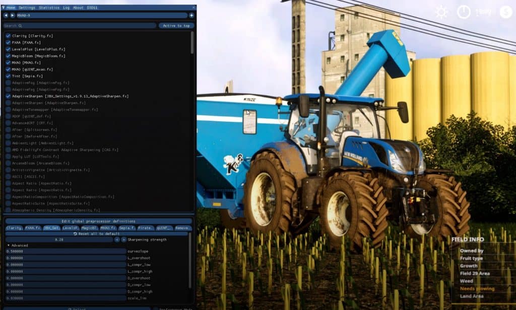 Shader preset v1.0.0.0 Mod