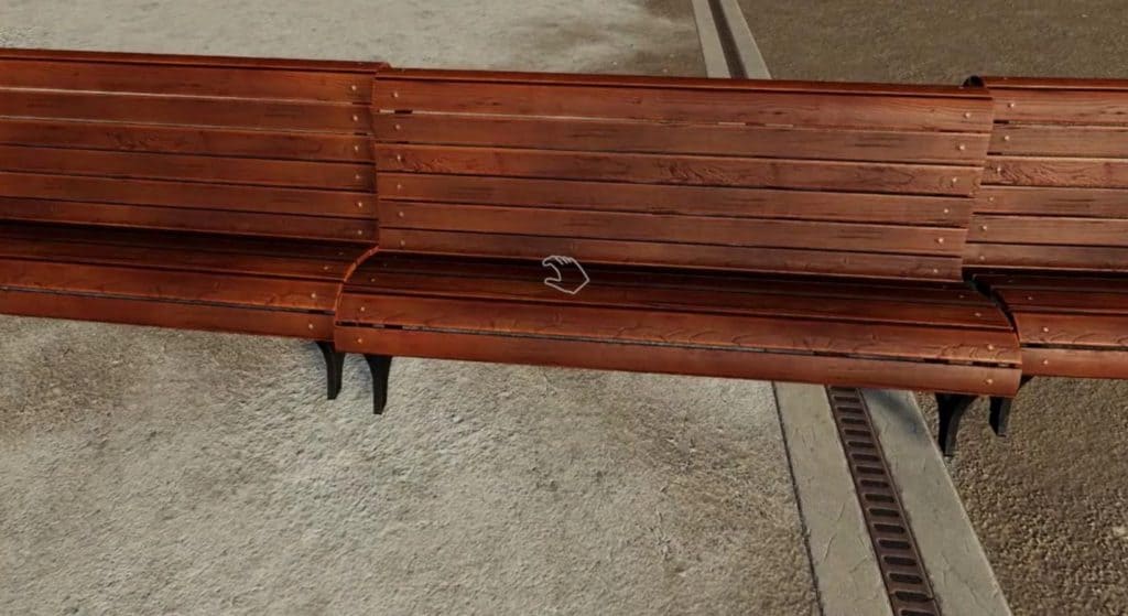 Decorative Bench v1.0 Mod