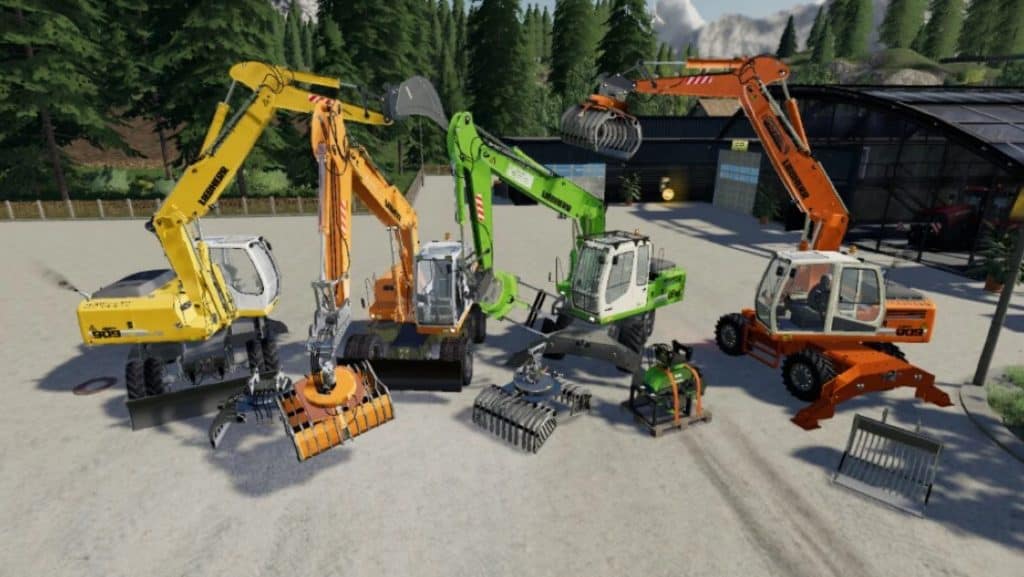 LIEBHERR 909 Pack v1.0.1 Mod