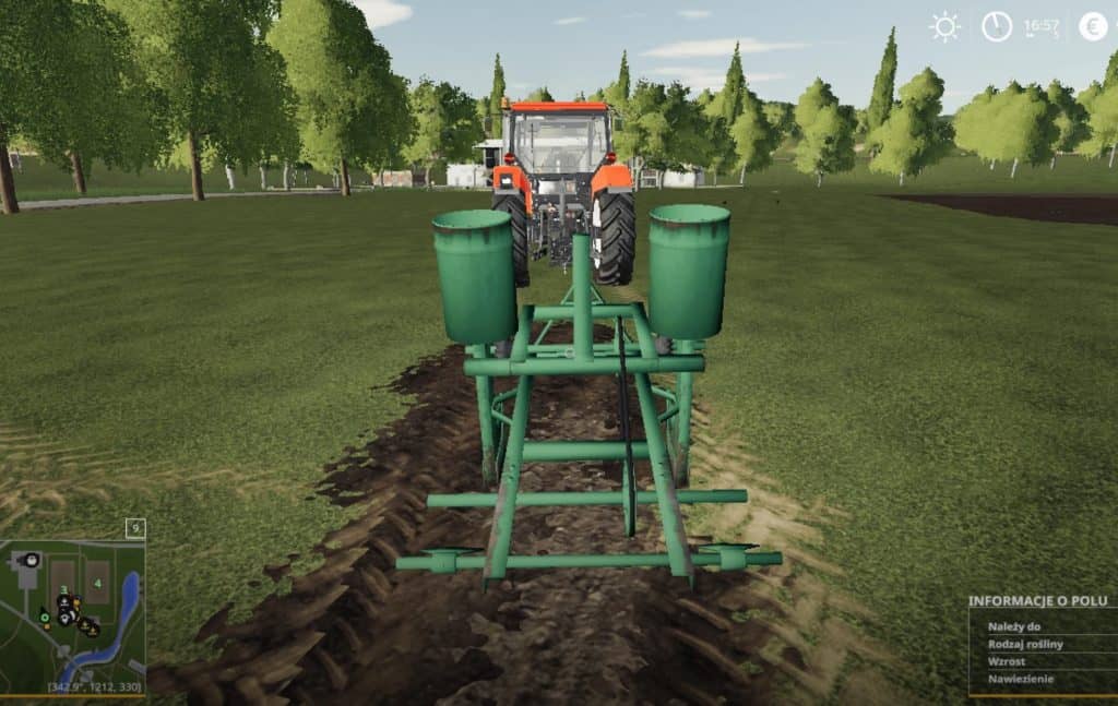Lizard two Row Planter v1.0 Mod
