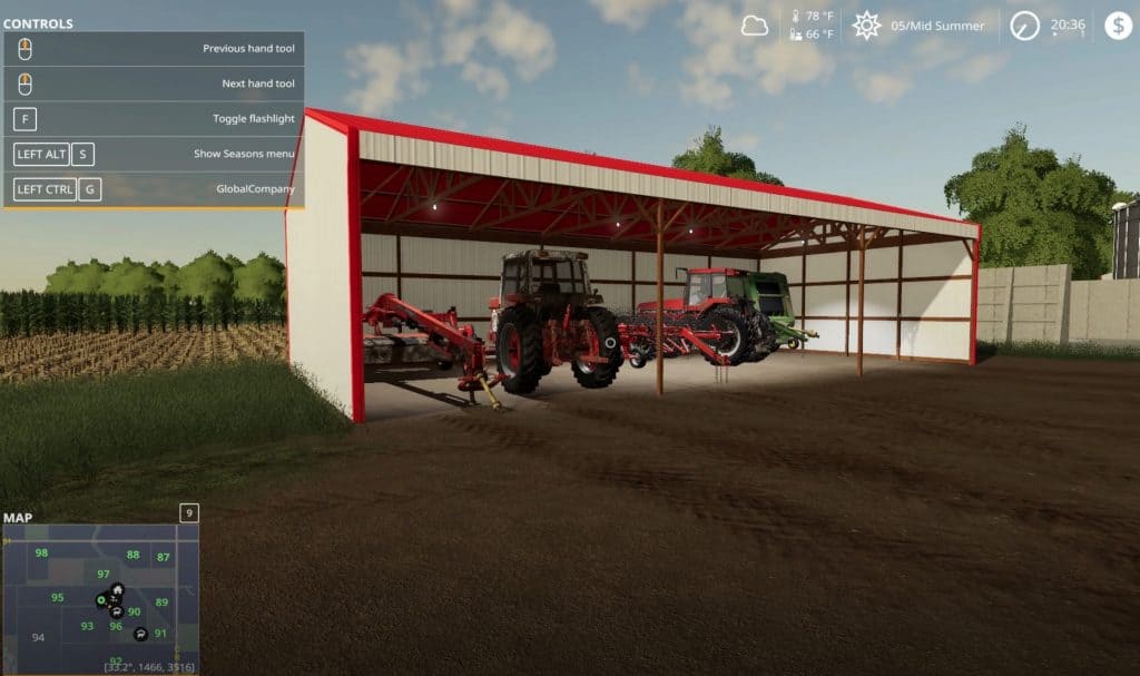 Open Face Shed v1.0.0.0 Mod