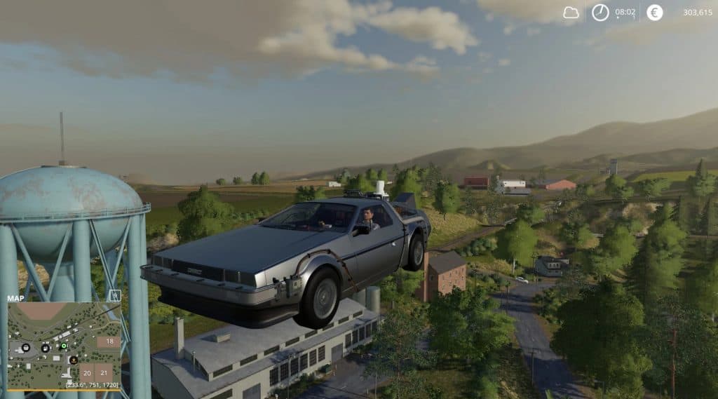 Delorean Time Machine v1.0.0.0 Mod