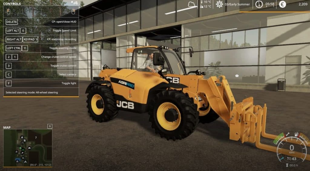 JCB 542-70 Agri Pro Edit v1.5 Mod