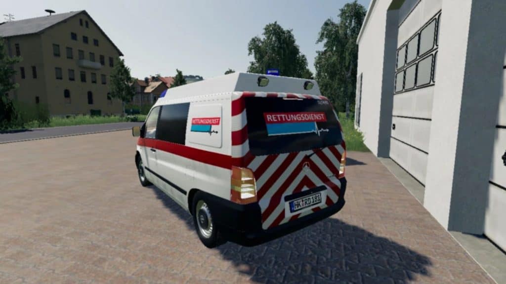 Mercedes Benz vito 1996 RTW v1.0.0.0 – FS19