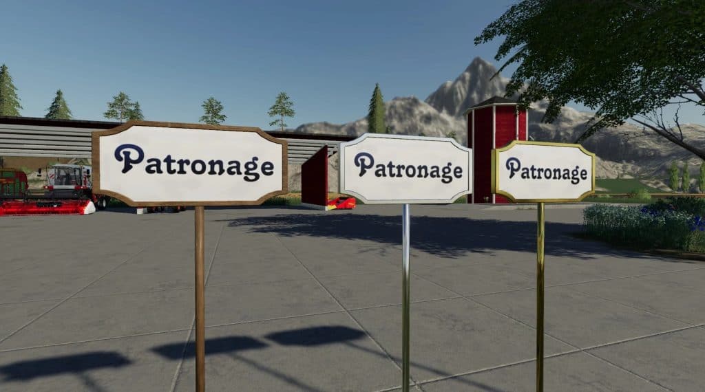 Patronage v1.0.0.0 – FS19