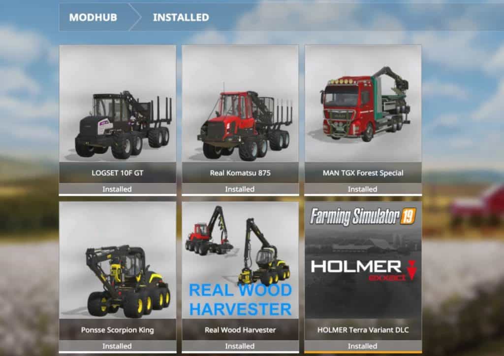 Realistic Forest Equipment Pack v1.0.0.0 Mod