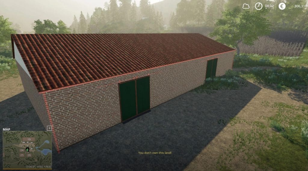 Vehicle hall v1.0.0.0 Mod