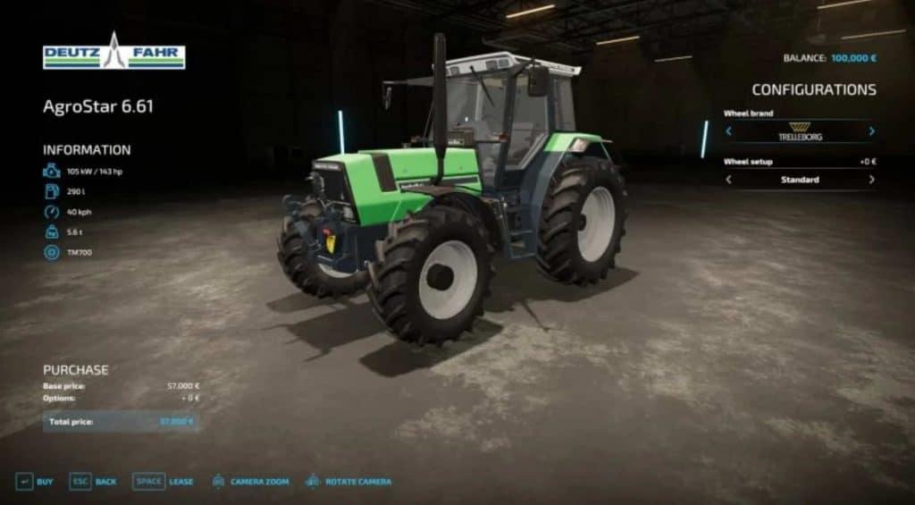 DEUTZ FAHR AGROSTAR 6.61 v1.0.0.0 – FS22