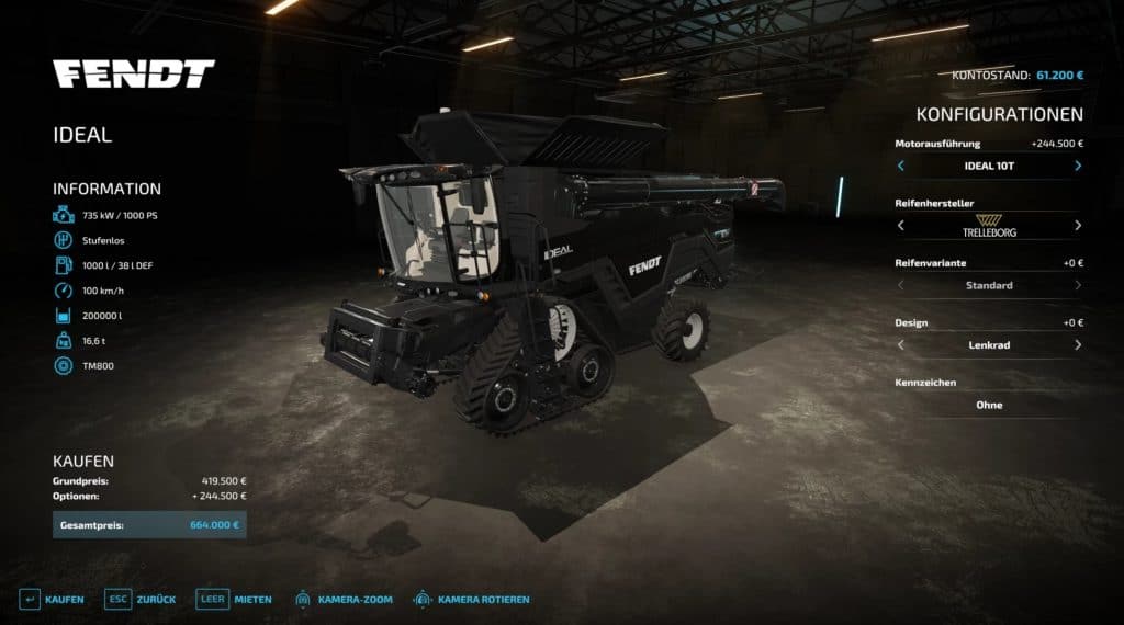 Fendt Ideal Tuning v1.0.0.0 – FS22