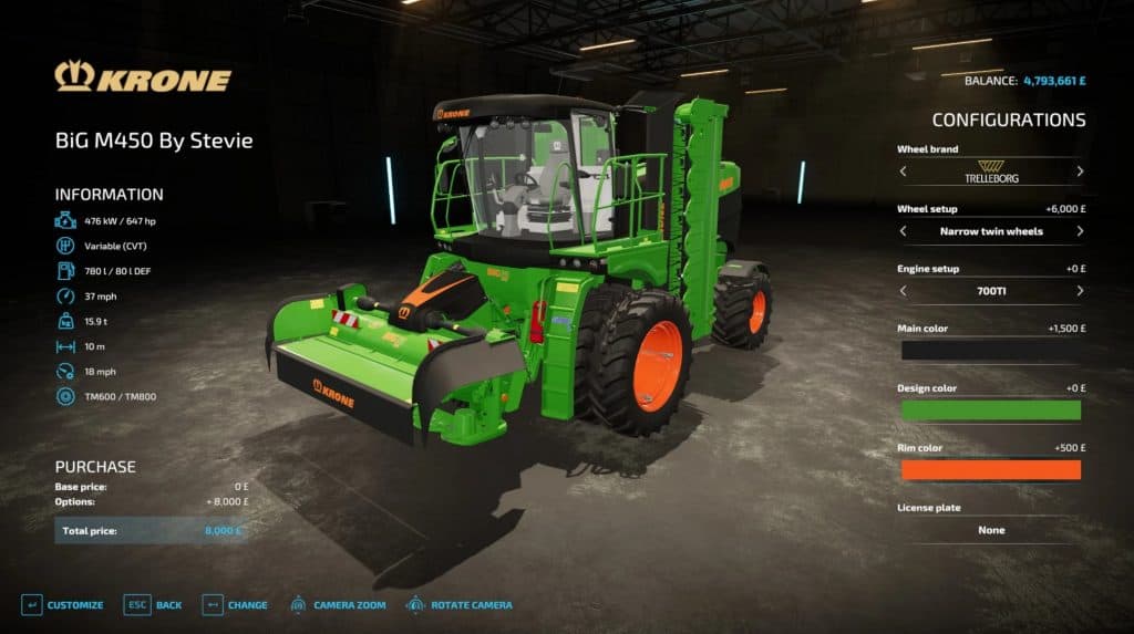 Krone BigM450 v1.0.0.0 – FS22