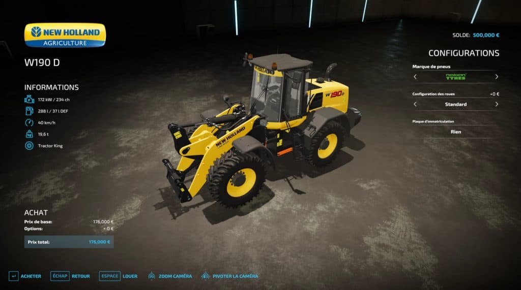NEW HOLLAND W190 D v1.0.0.0 – FS22