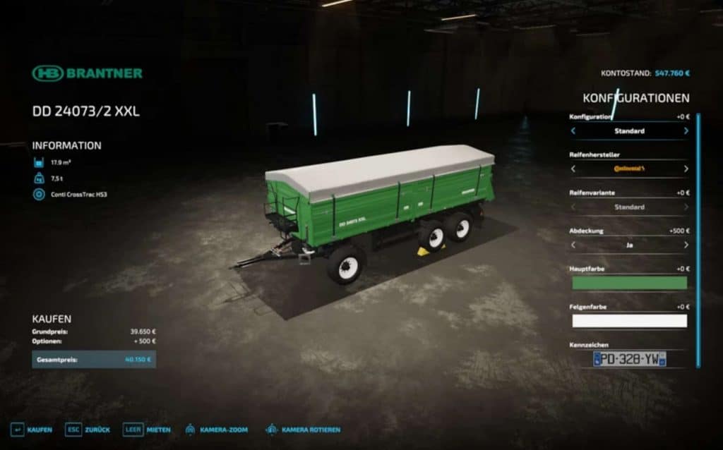 Tipper and bale wagon set v1.0.0.0 – FS22