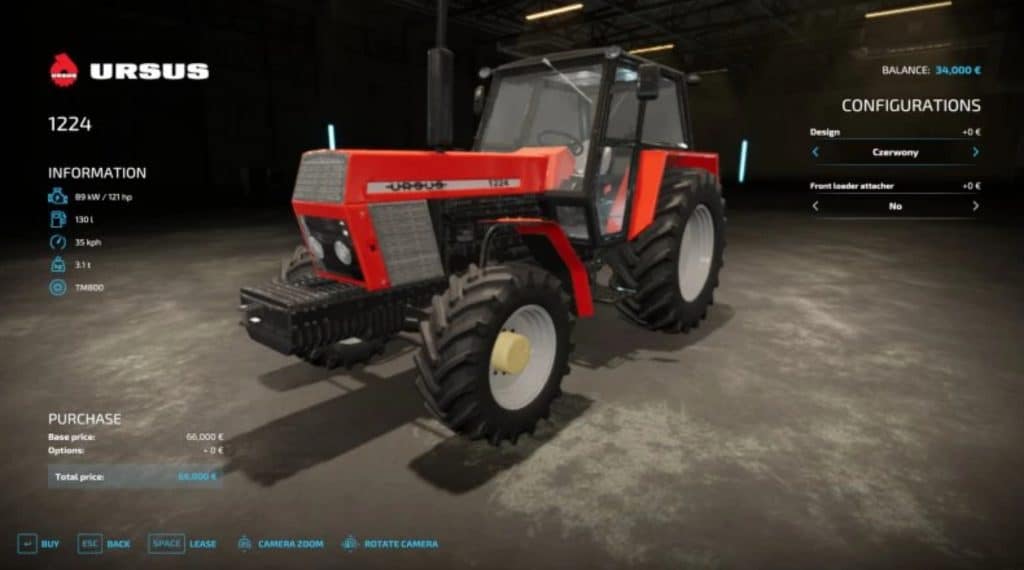 URSUS 1224 v1.0.0.0 – FS22