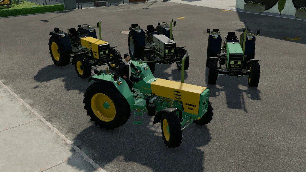 Bührer 6105 series Tractor v1.2.0.0 – FS22 thumbnail 3
