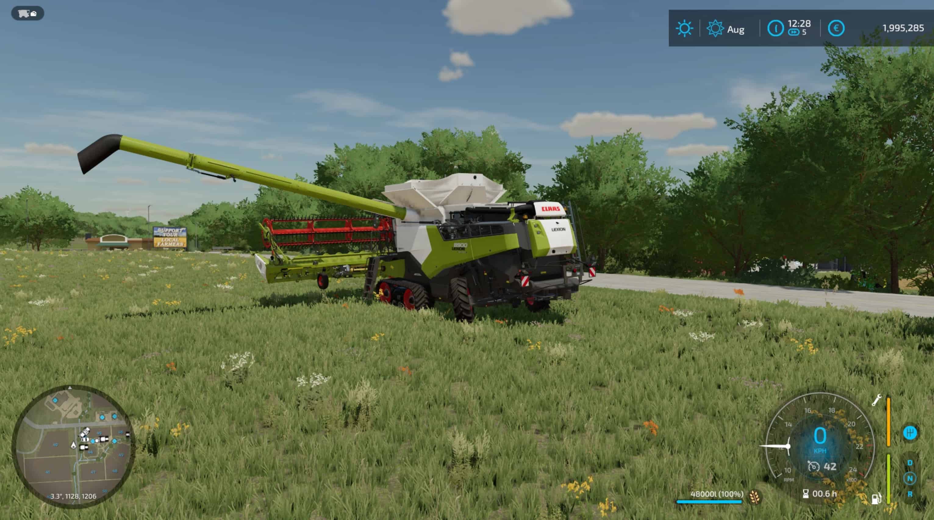 CLAAS LEXİON 8900 XXXL v1.0.0.0 – FS22 thumbnail 4